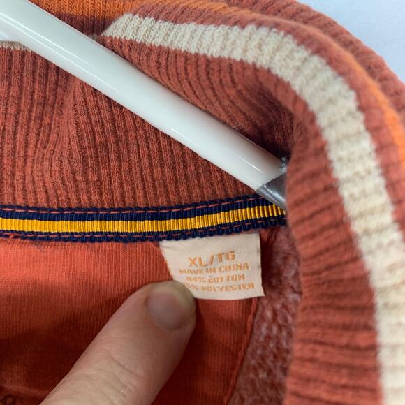 Tommy Bahama Relax Mens Orange Blue Pullover Size XL - Picture 7 of 16